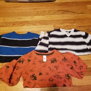 Lot of 3 boys size 5/6 sweaters. EUC